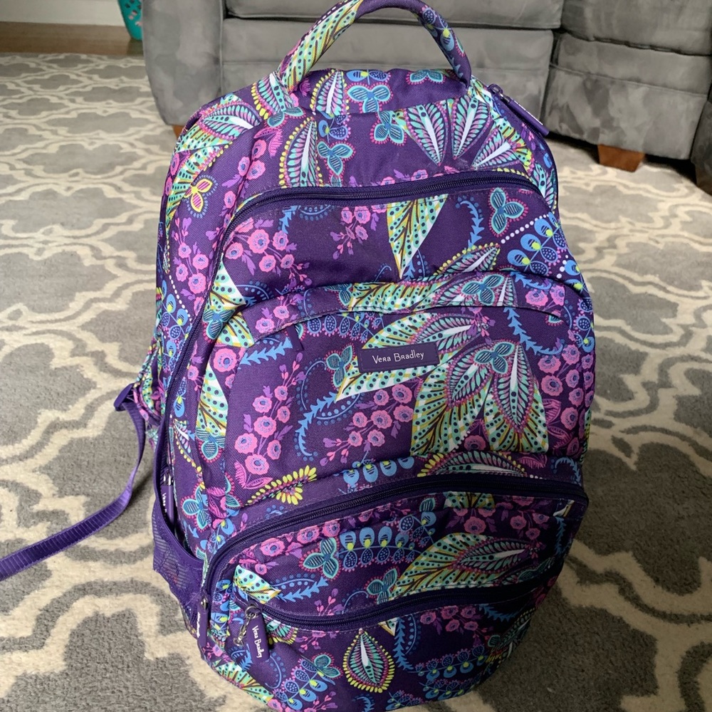Vera Bradley backpack and matching lunch tote
